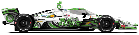 Rinus VeeKay car side profile