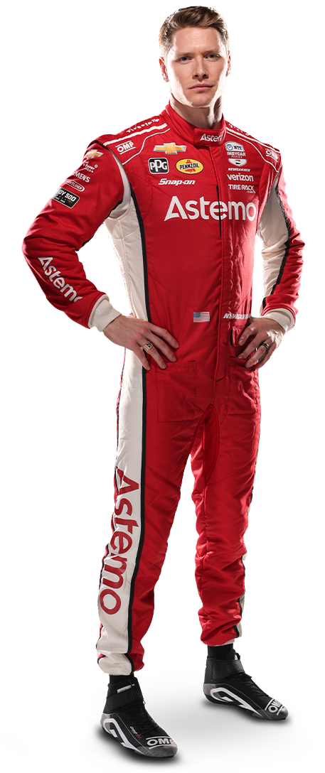 Josef Newgarden standing