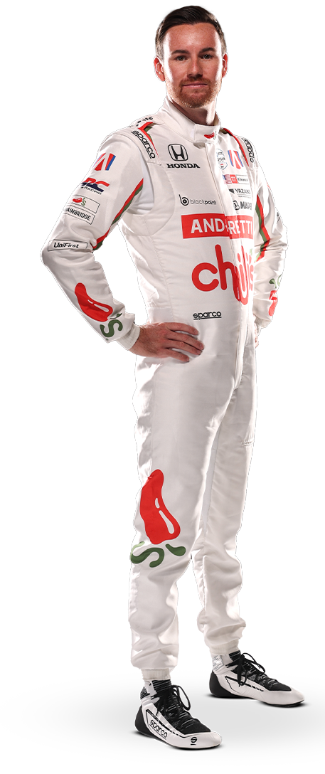 Kyle Kirkwood standing