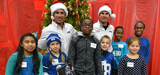 Team Penske Christmas Shopping