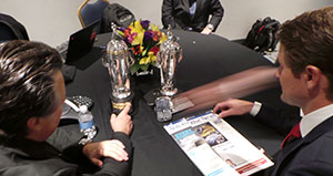 Michael Andretti and Ryan Hunter-Reay