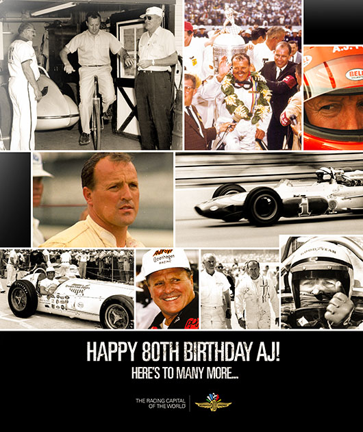 Happy 80th Birthday, A.J. Foyt