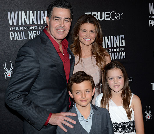 Adam Carolla and family