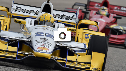 Simon Pagenaud and Sage Karam