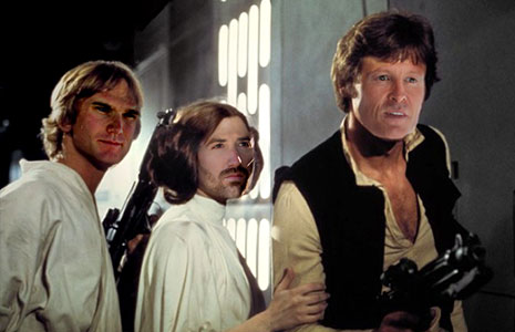 Conor Daly, James Hinchcliffe, and Scott Dixon