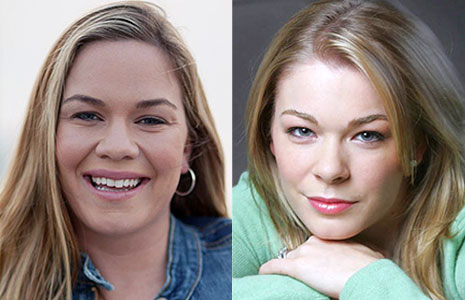 Sarah Fisher and Leann Rimes