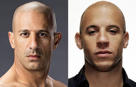 Tony Kanaan and Vin Diesel