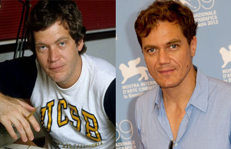 David Letterman and Michael Shannon