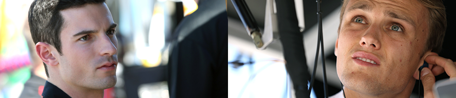 Alexander Rossi and Max Chilton