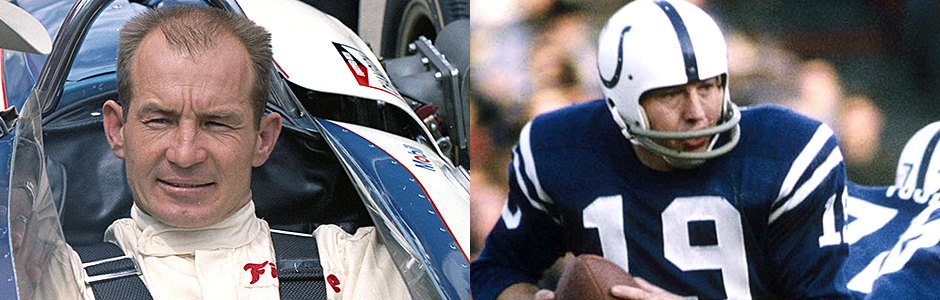 Parnelli Jones and Johnny Unitas