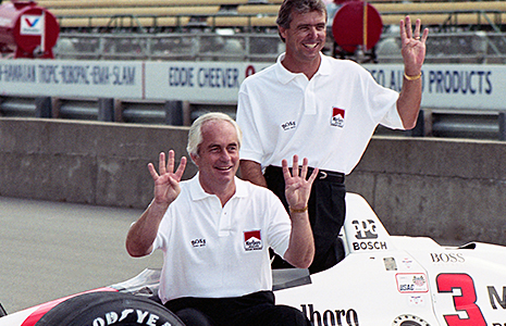 Rick Mears and Roger Penske