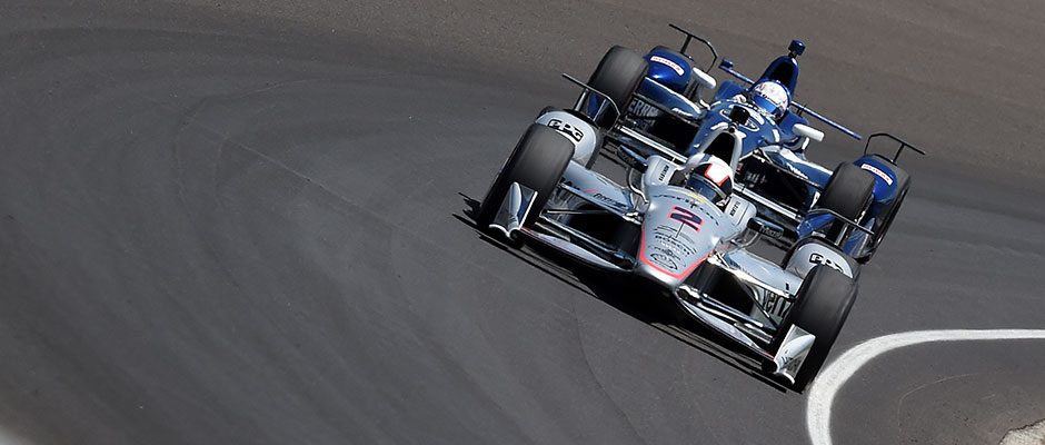 Juan Pablo Montoya and Josef Newgarden