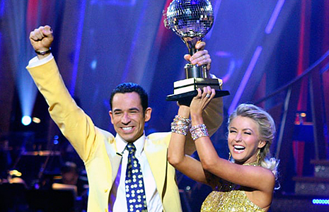 Helio Castroneves and Julianne Hough