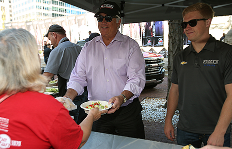 Mark Miles and Spencer Pigot