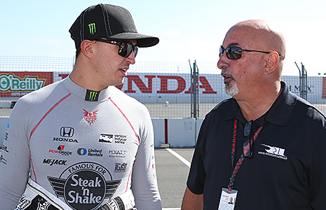 Graham Rahal and Bobby Rahal