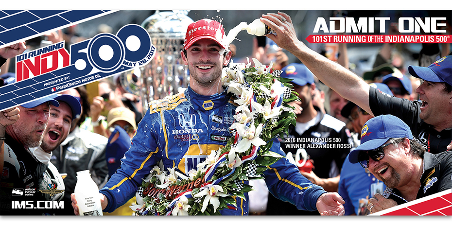 2017 Indianapolis 500 Ticket