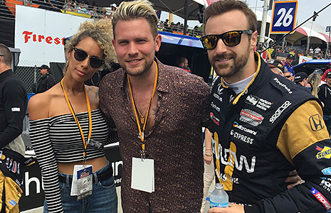 Leona Lewis and James Hinchcliffe