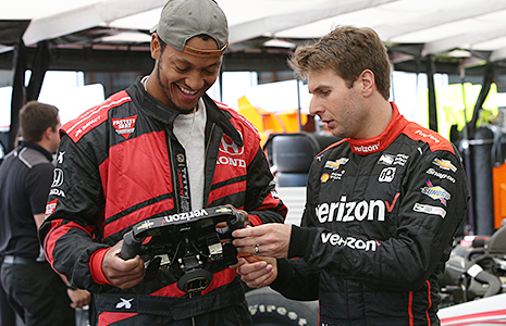 Will Power and Brett Hundley