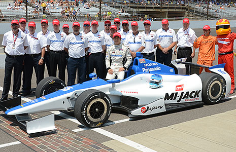 Takuma Sato and Bobby Rahal