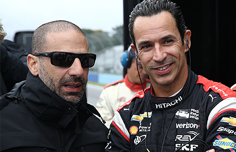 Tony Kanaan and Helio Castroneves