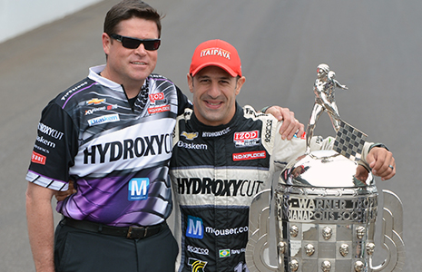 Eric Cowdin and Tony Kanaan