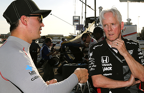 Graham Rahal and Eddie Jones