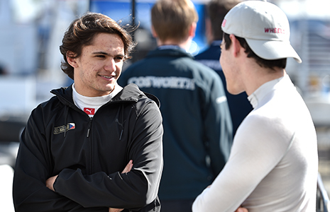 Pietro Fittipaldi and Zachary Claman De Melo