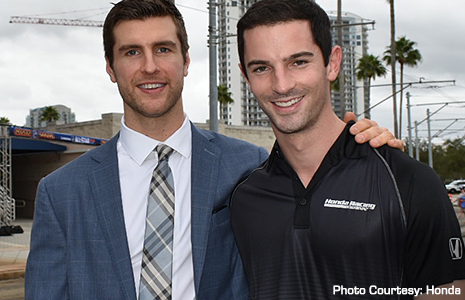 Alexander Rossi and Alex Pietrangelo