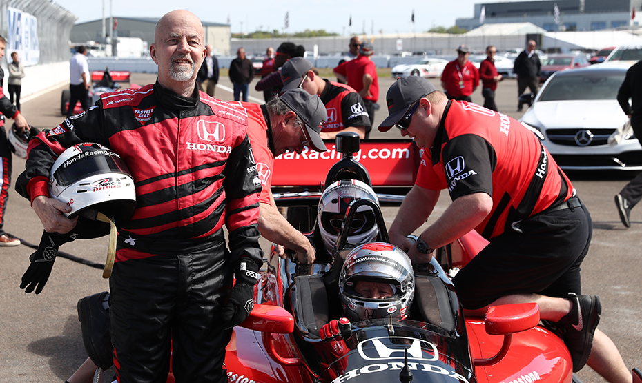 Mario Andretti and Kenneth Acton