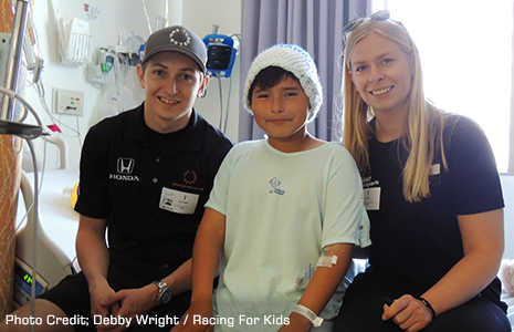 Zach Veach and Christina Nielsen