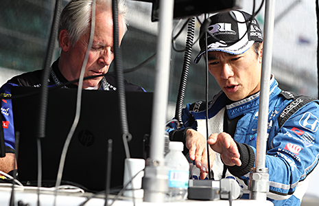 Takuma Sato and Eddie Jones