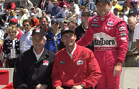 Roger Penske, Tim Cindric, and Gil de Ferran