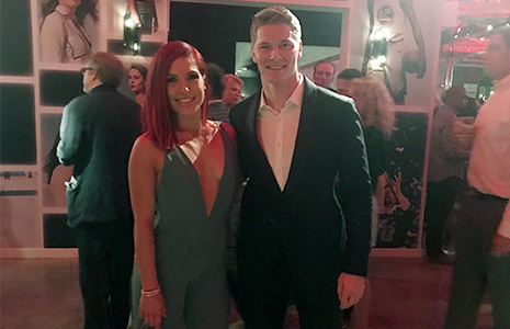 Josef Newgarden and Sharna Burgess