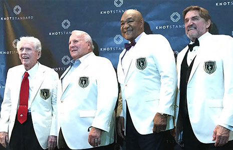 Jackie Burke, A.J. Foyt, George Foreman, and Dan Pastorini