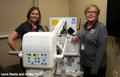 Laura Stasila and Denise Titus