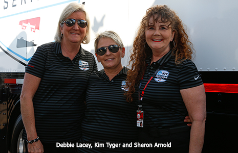 Debbie Lacey, Kim Tyger and Sheron Arnold