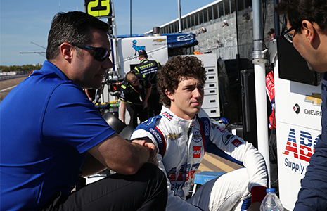 Larry Foyt and Matheus Leist