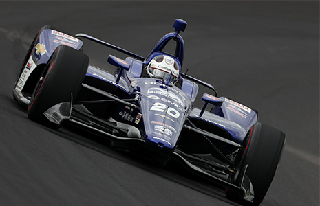 Ed Carpenter on track Indianapolis