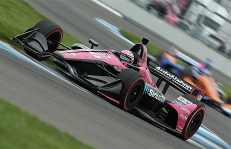 Jack Harvey on track