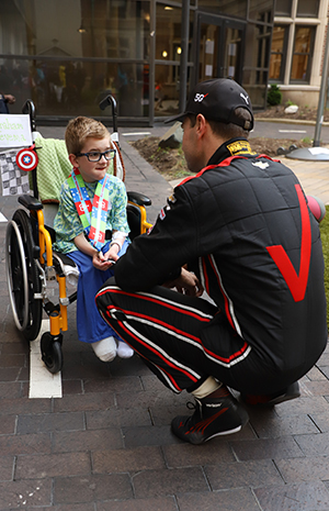 Will Power at Riley Hospital