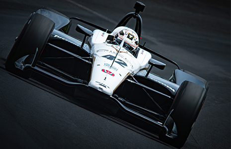 Jordan King on track