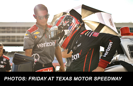 Will Power slides into cockpit Texas