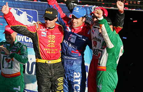 Bryan Herta, Dario Franchitti, Dan Wheldon and Tony Kanaan