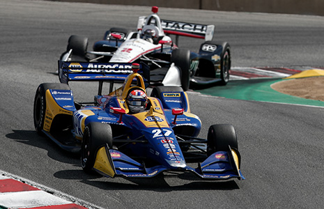 Alexander Rossi and Josef Newgarden