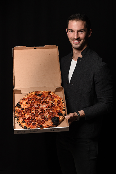 Alexander Rossi with his award for Fan Favorite Driver.