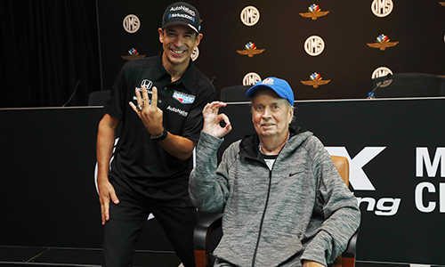 Helio Castroneves Robin Miller