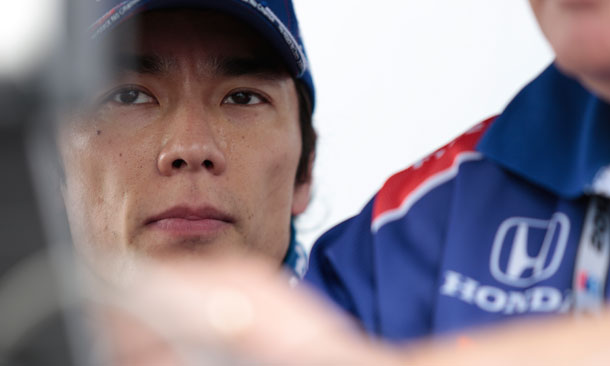 Takuma Sato during St. Pete Practice