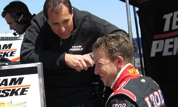 AJ Allmendinger with Ron Ruzewski