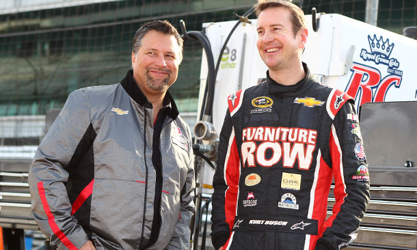 Kurt Busch and Michael Andretti