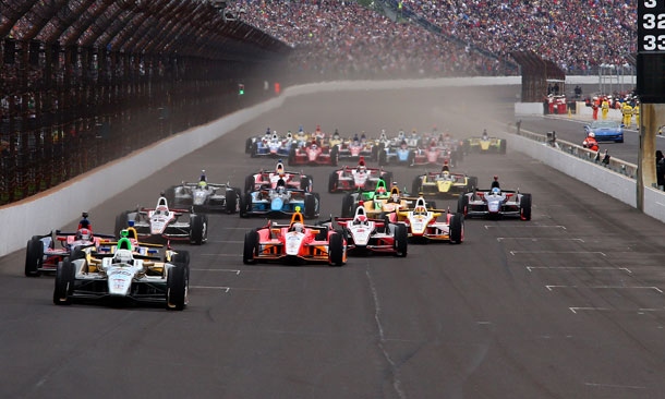 Start of the 97th Indianapolis 500